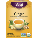 Yogi Herbal Tea Bags Ginger 16pk — front pack image (UHP)