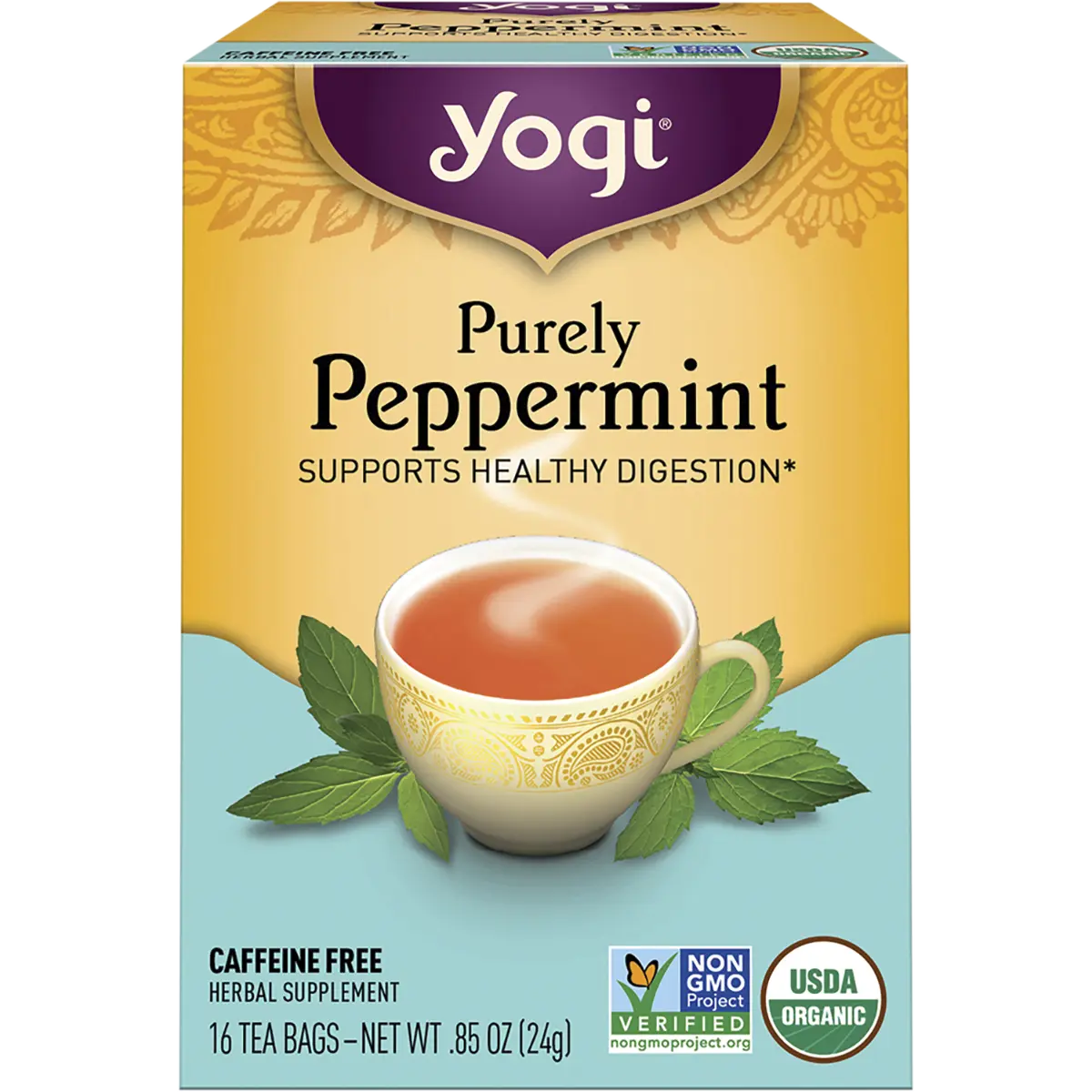Yogi Tea Herbal Tea Bags Peppermint 16pk