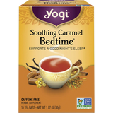 Yogi Herbal Tea Bags Soothing Caramel Bedtime 16pk — front pack image (UHP)