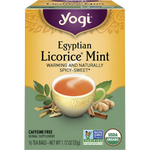 Yogi Herbal Tea Bags Egyptian Licorice Mint 16pk — front pack image (UHP)