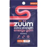 Zuum Energy Gum Extra Strength Sport Strawberry Hasta 16x10pcs lifestyle image