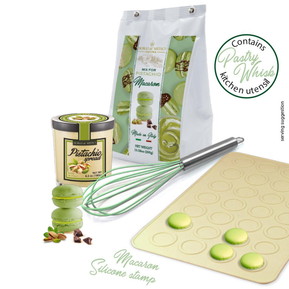 (Clearance BBD 09/08/24) Borgo de Medici - Homemade Macarons Kit - Pistachio