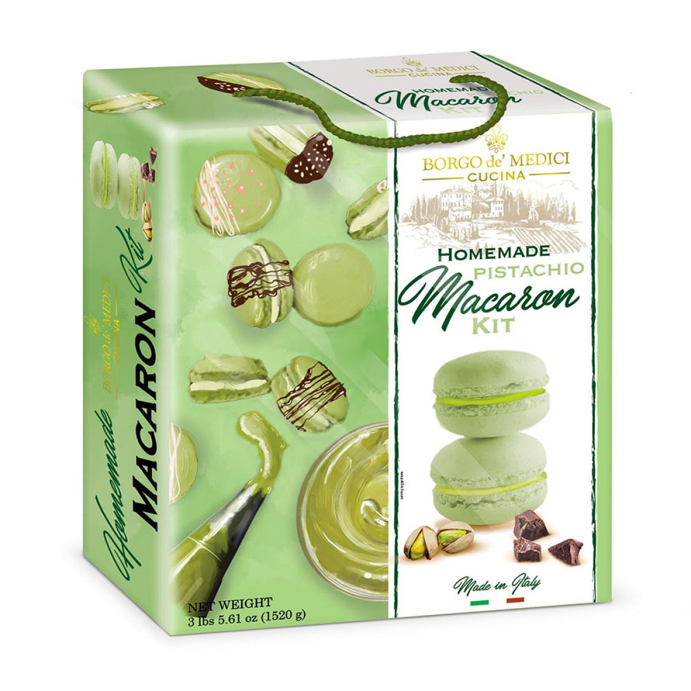 (Clearance BBD 09/08/24) Borgo de Medici - Homemade Macarons Kit - Pistachio