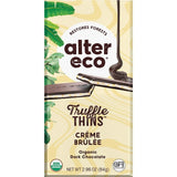 Alter Eco Snack Foods Alter Eco Creme Brulee Truffle Thins 84g