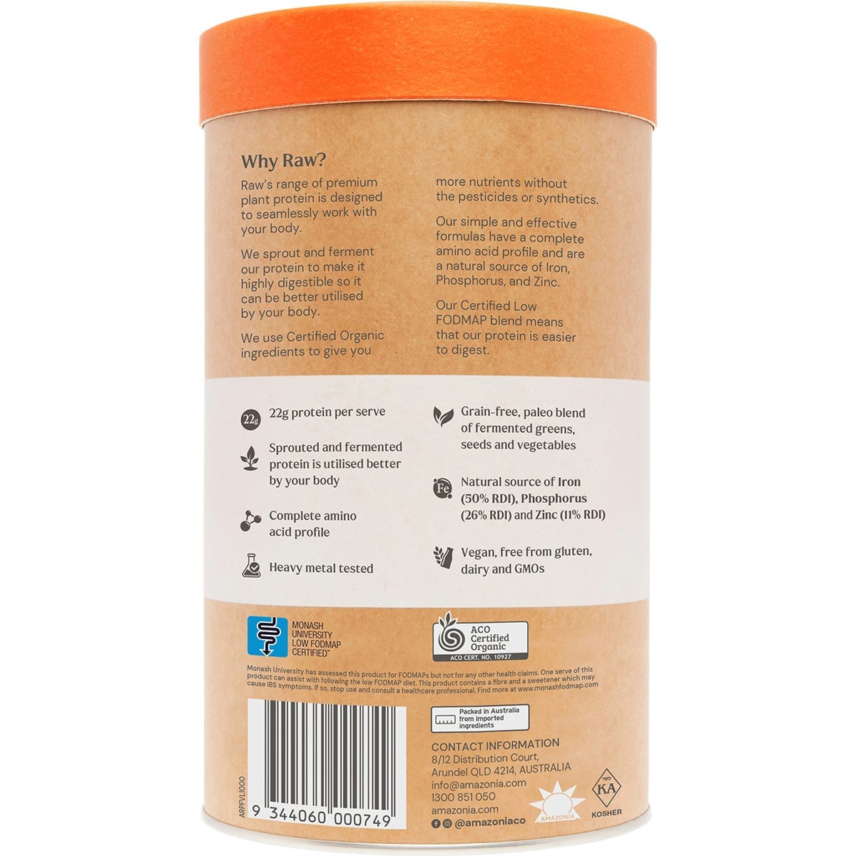 Amazonia Protein Powder Amazonia Raw Paleo Protein Gentle Digest 1kg Vanilla