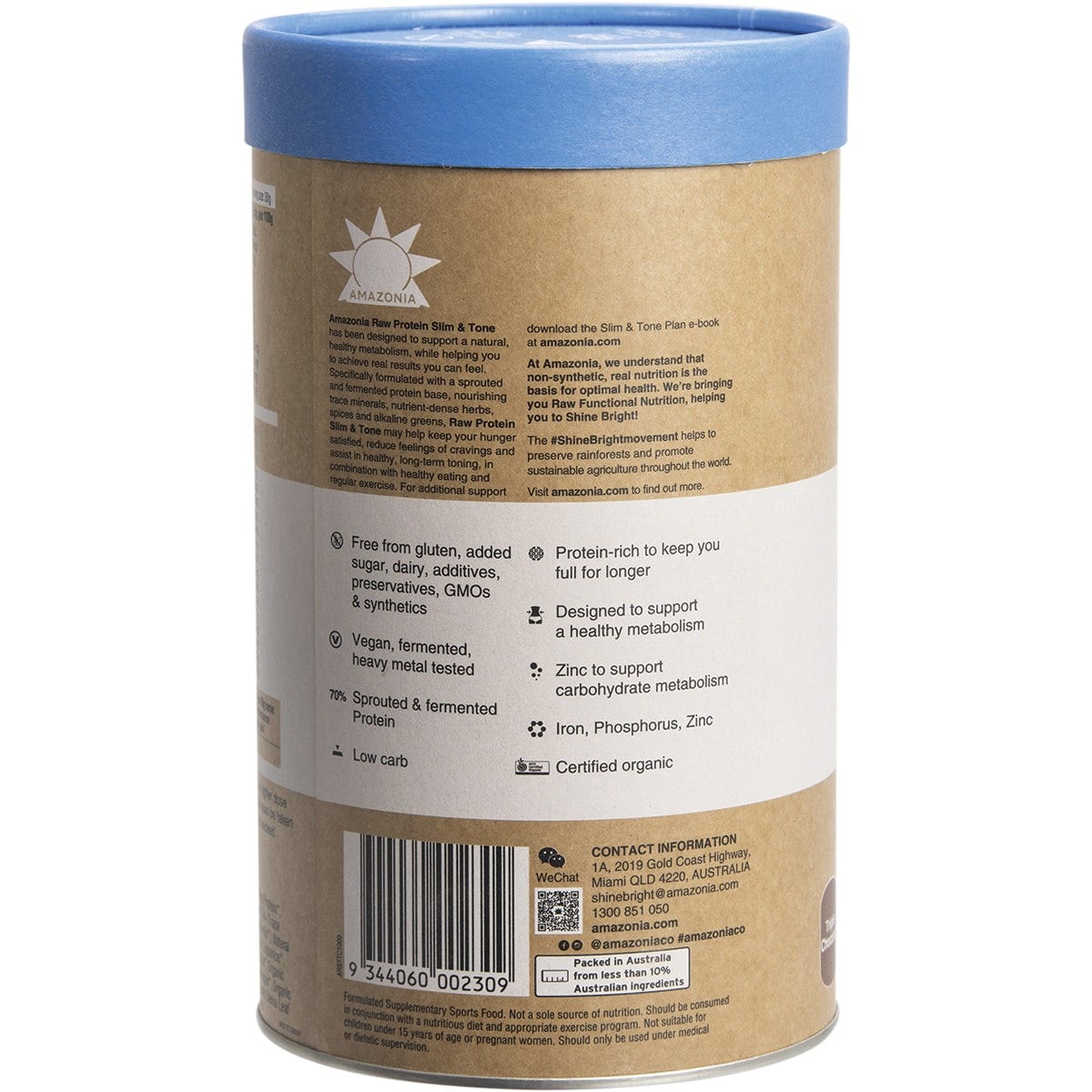 Amazonia Protein Powder Amazonia Raw Protein Slim & Tone Triple Chocolate