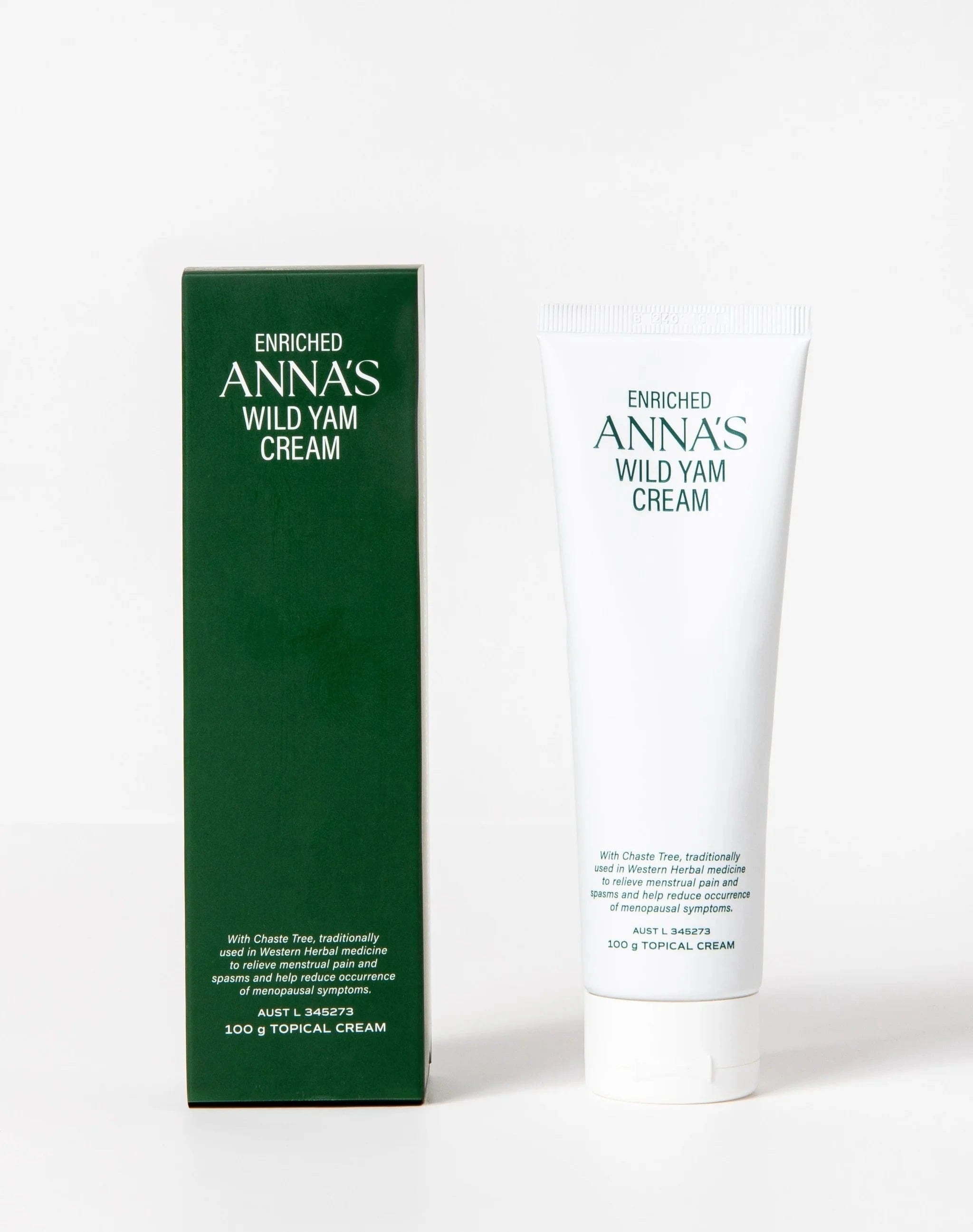 Anna's Health & Beauty Anna's Wild Yam Cream (Her) Menstrual & Menopausal Symptoms 100g