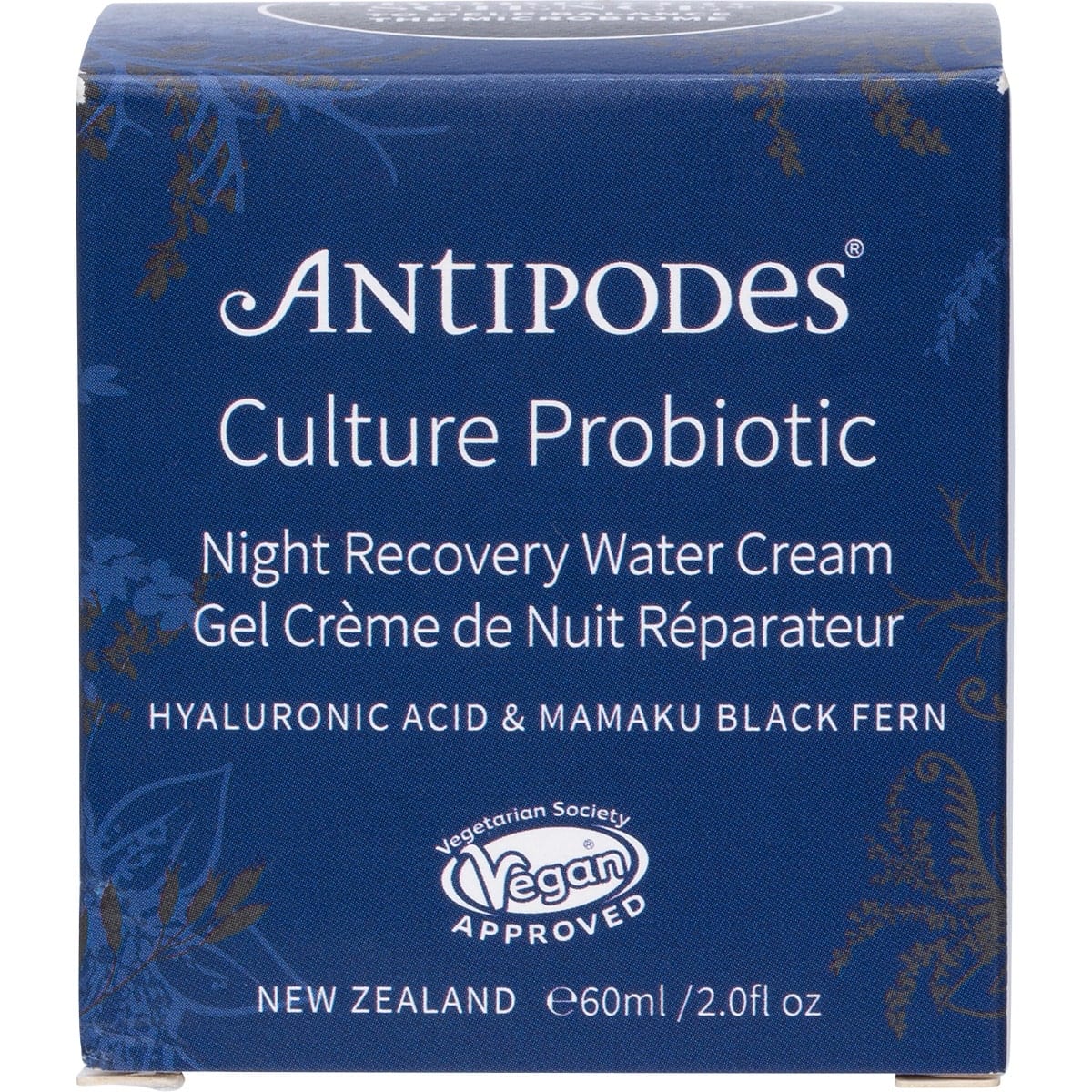 Antipodes Skin Care Antipodes Culture Probiotic Night Recovery Water Cream 60ml