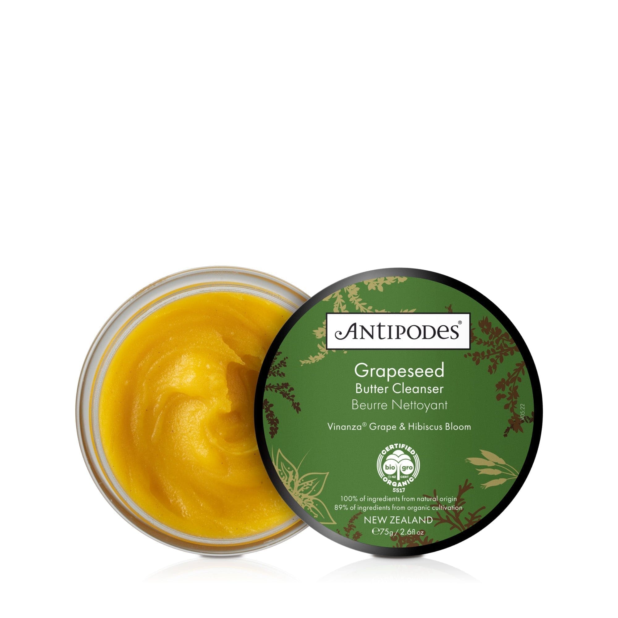 Antipodes Skin Care Antipodes Organic Grapeseed Butter Cleanser 75g