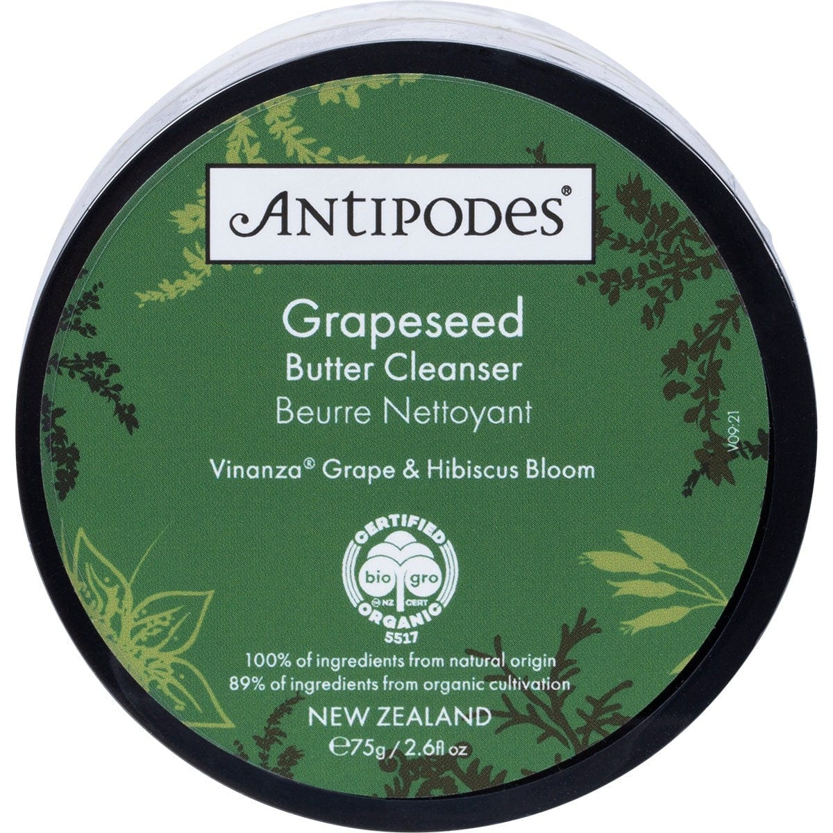 Antipodes Skin Care Antipodes Organic Grapeseed Butter Cleanser 75g