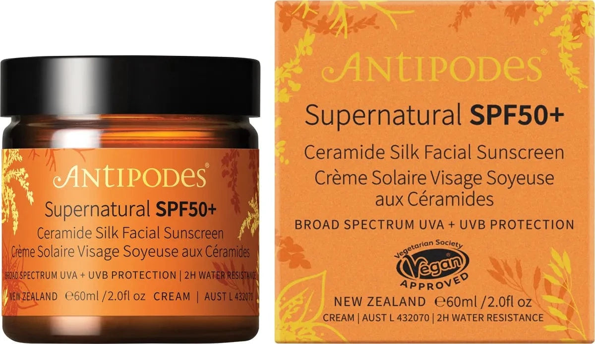 Antipodes Skin Care Antipodes Supernatural SPF50+ Ceramide Silk Sunscreen 60ml