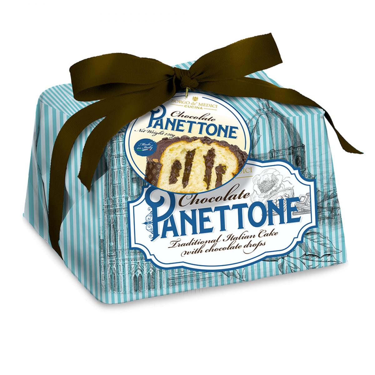 (Reduced to Clear) Borgo De Medici - Panettone - Chocolate Cake 750g