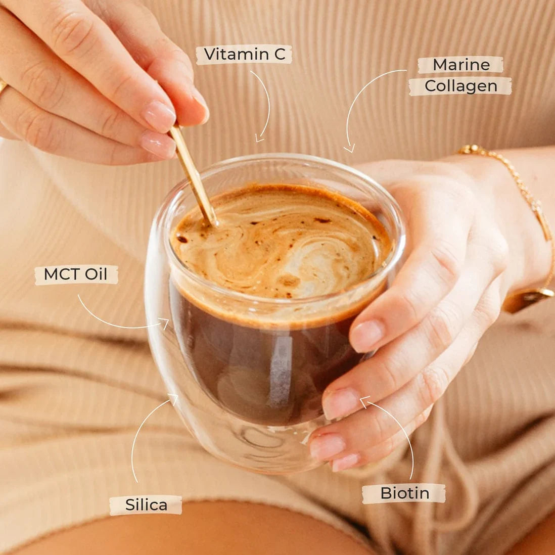 Before You Speak Collagen Coffee Mocha — exact 30 serve front packshot