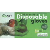 BIOTUFF Household Cleaning Supplies Large BIOTUFF Compostable Disposable Gloves