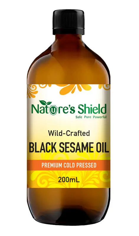 Nature's Shield Wild-Crafted Black Sesame Oil 200mL