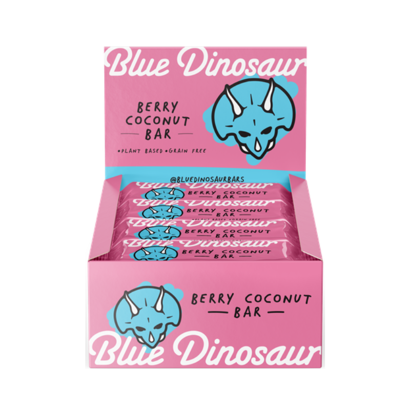 Blue Dinosaur Berry Coconut Snack Bar 12 x 45g