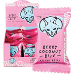 Blue Dinosaur Snack Foods BERRY & COCONUT BITE Blue Dinosaur Hand-Baked Bite- Box Of 18 x 30g