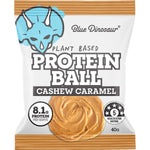 Blue Dinosaur Snack Foods Blue Dinosaur Protein Ball Caramel Cashew 12x40g