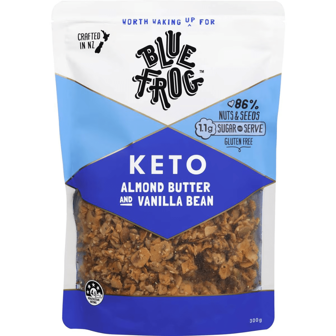 Blue Frog Cereal & Granola Blue Frog KETO Almond Butter & Vanilla Bean 300g