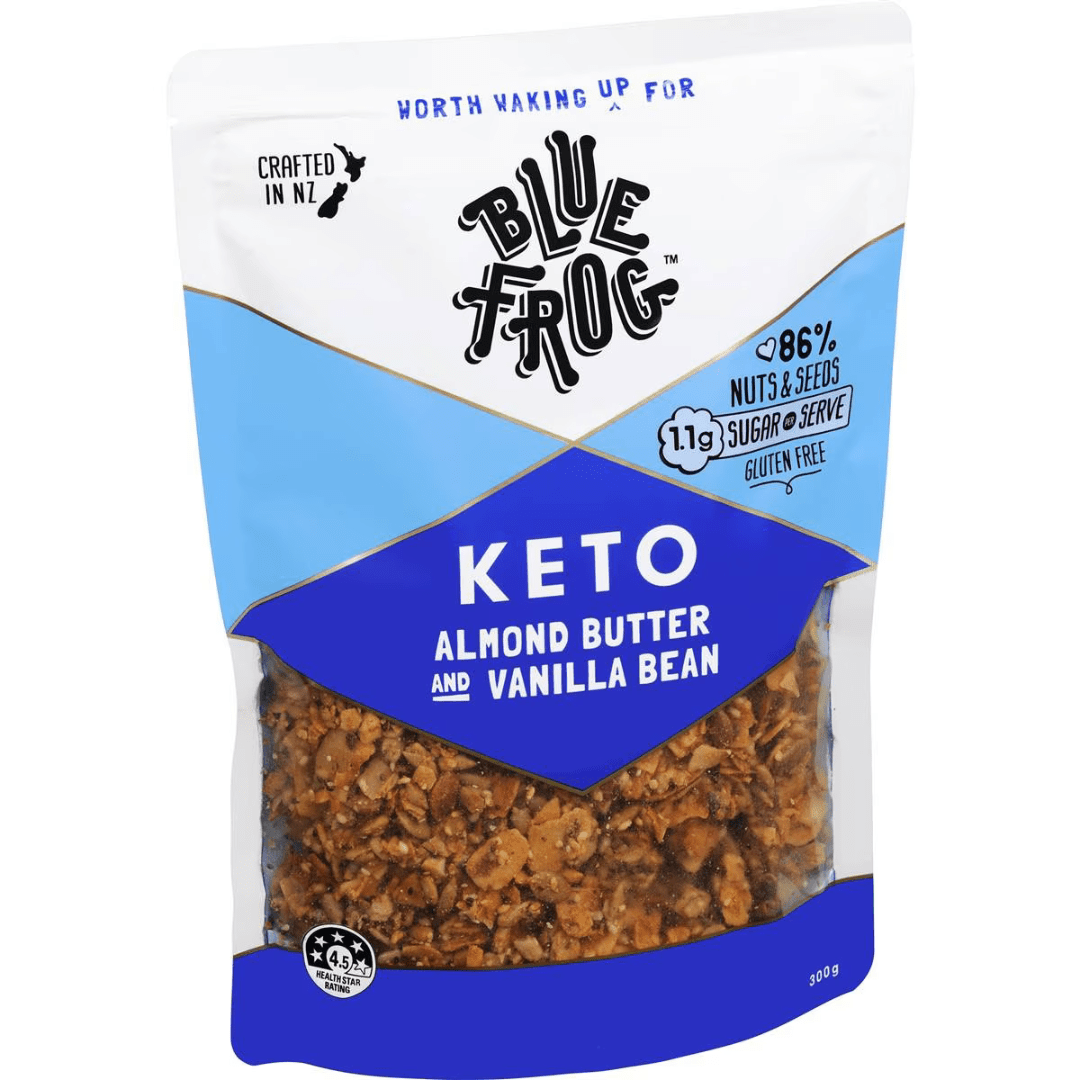 Blue Frog Cereal & Granola Blue Frog KETO Almond Butter & Vanilla Bean 300g