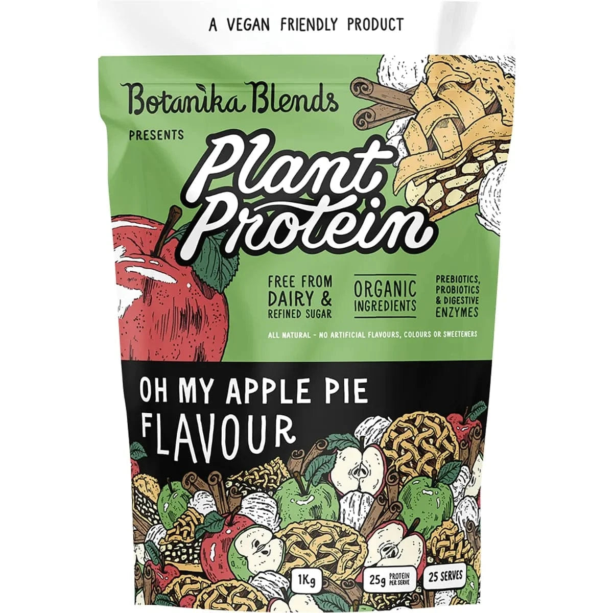 Botanika Blends Protein Powder 1Kg Botanika Blends Plant Protein Apple Pie