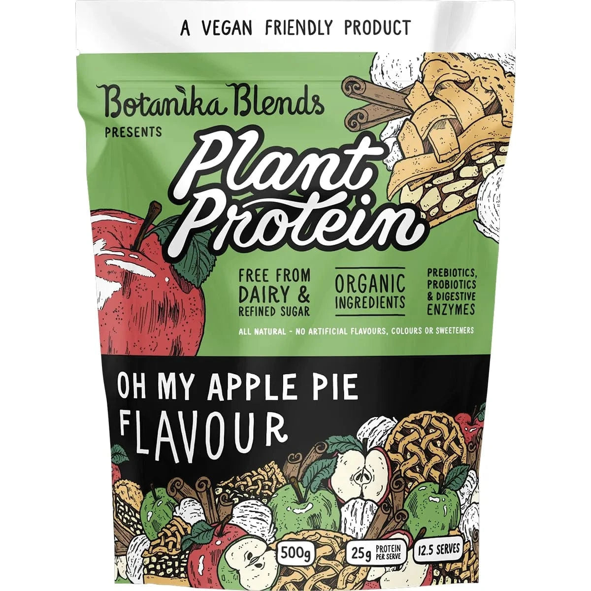 Botanika Blends Protein Powder 500G Botanika Blends Plant Protein Apple Pie