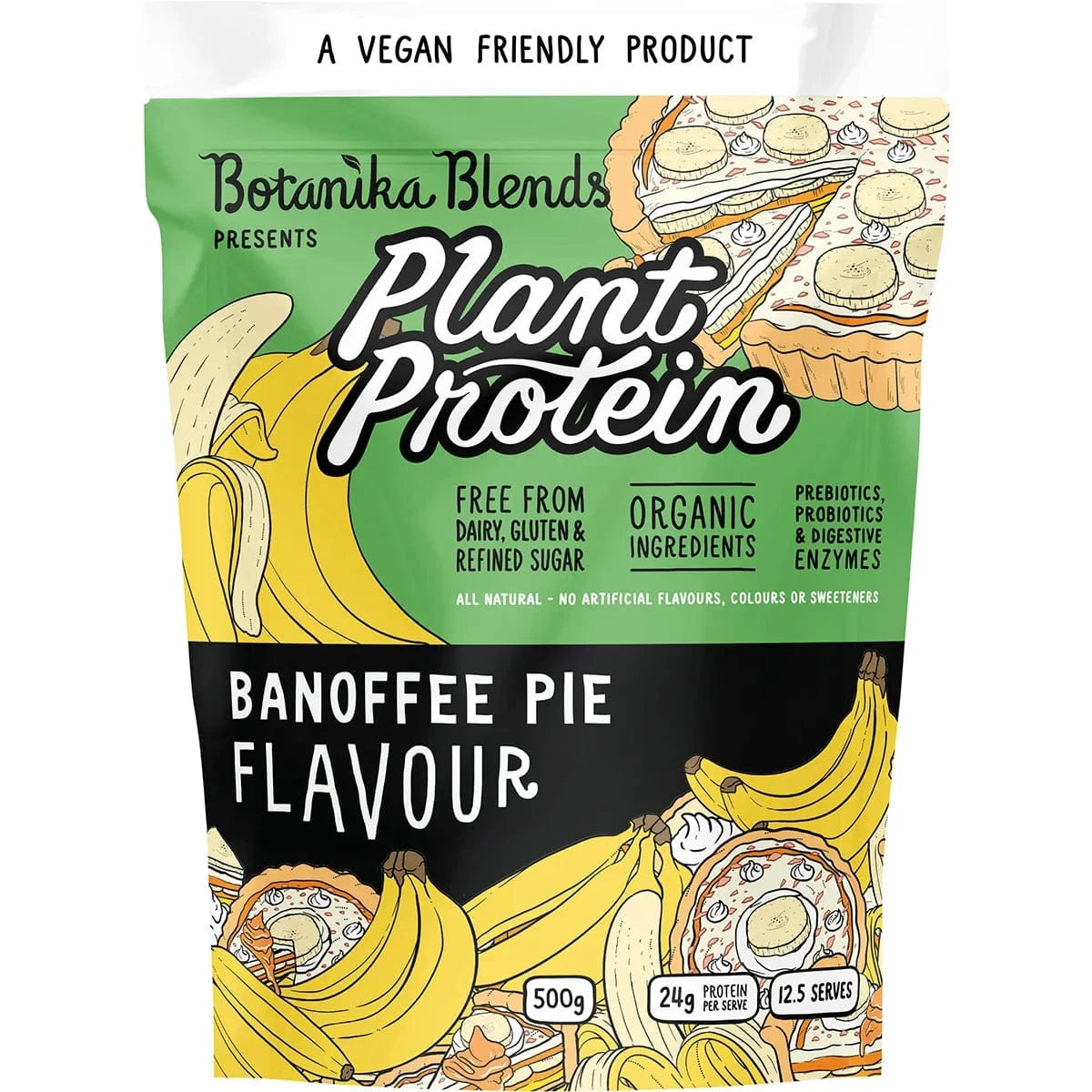 Botanika Blends Protein Powder 500G Botanika Blends Plant Protein Banoffee Pie