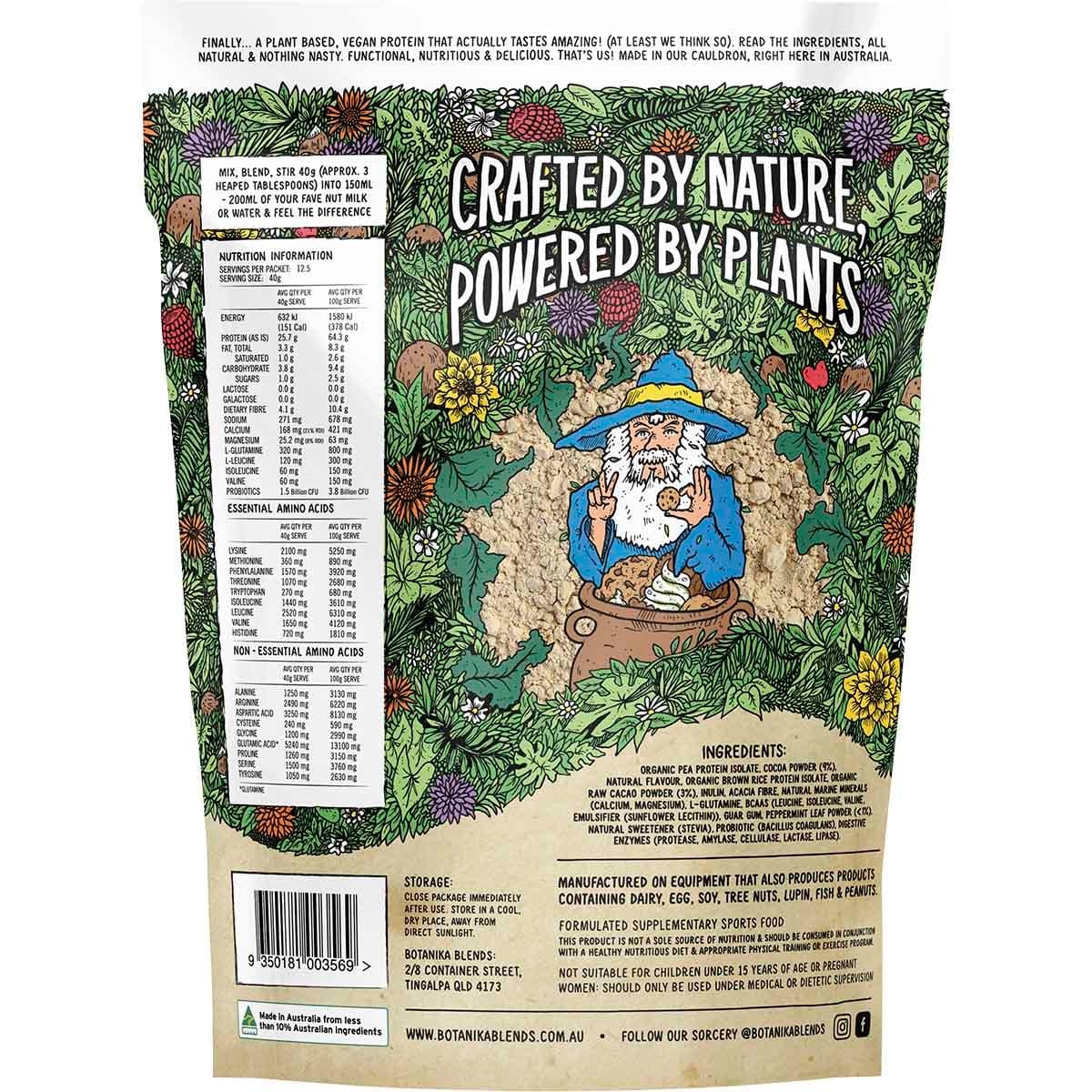 Botanika Blends Protein Powder Botanika Blends Plant Protein Cacao Mint Cookies & Cream