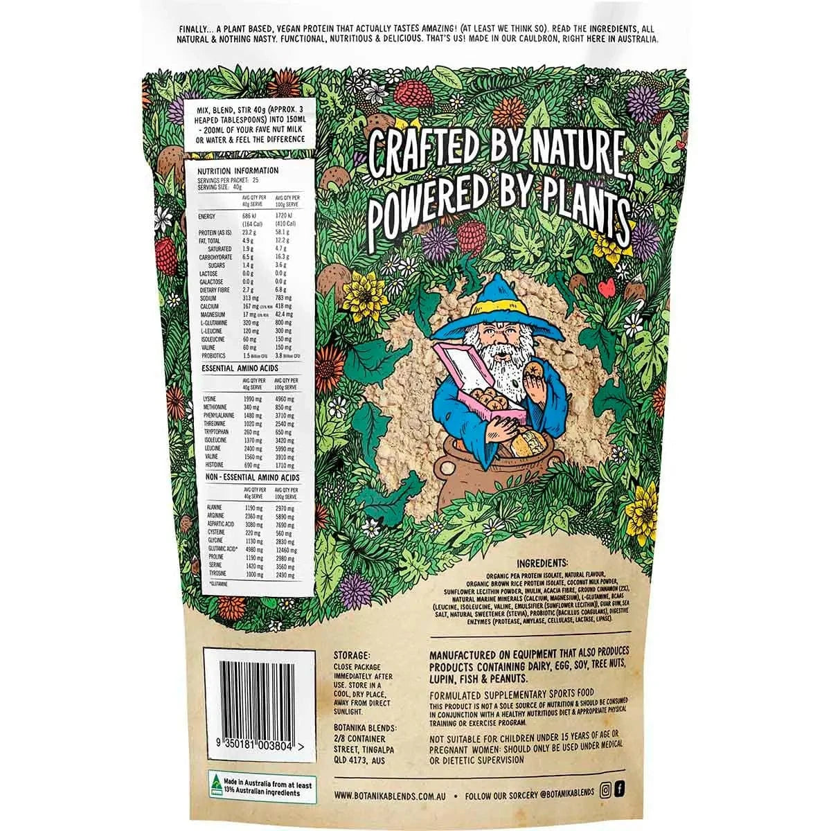 Botanika Blends Protein Powder Botanika Blends Plant Protein Custard Filled Cinnamon Donut