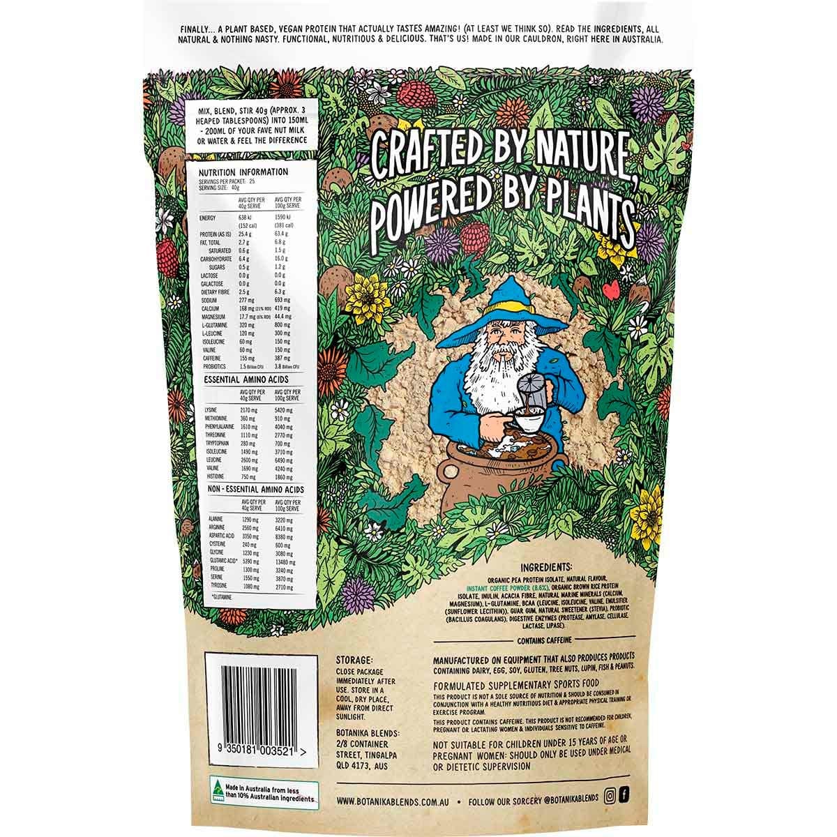 Botanika Blends Protein Powder Botanika Blends Plant Protein Double Shot Iced Coffee