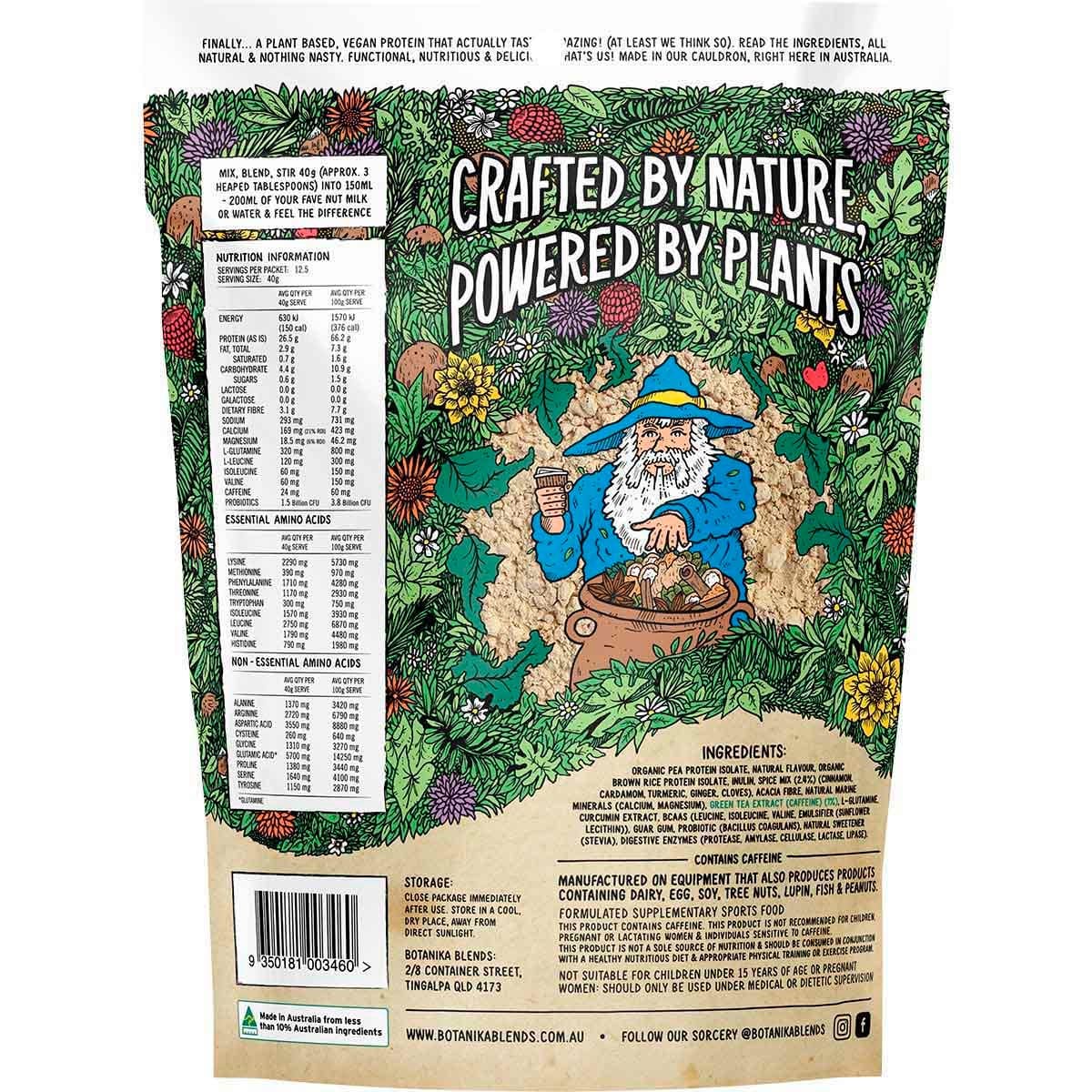 Botanika Blends Protein Powder Botanika Blends Plant Protein Golden Chai Latte