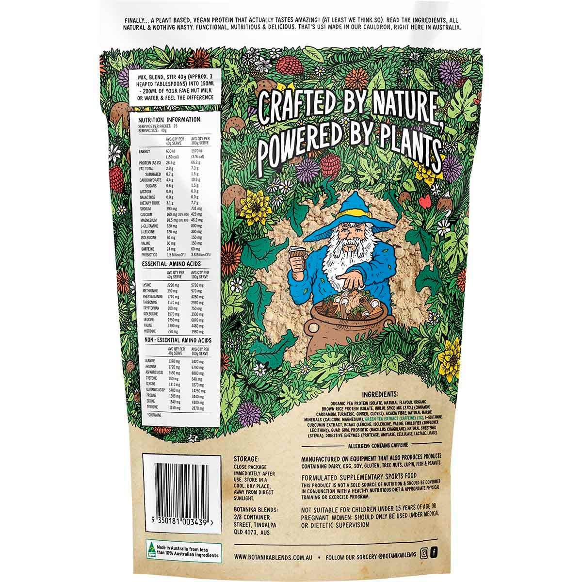 Botanika Blends Protein Powder Botanika Blends Plant Protein Golden Chai Latte