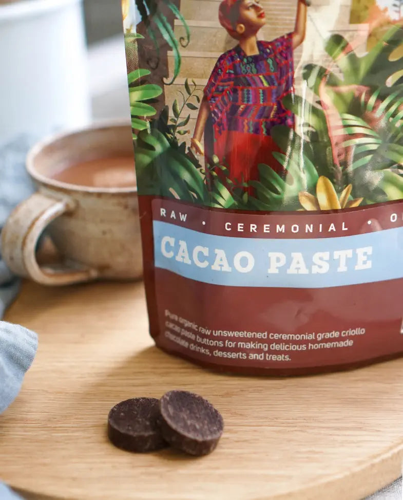 Power Super Foods Cacao Paste Buttons Raw
