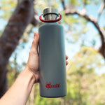 Cheeki Stainless Steel Bottle Insulated - 600ml — Slate variant lifestyle image