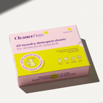 Cleaner Days Laundry Supplies Cleaner Days Laundry Detergent Sheets Fragrance Free 60pcs