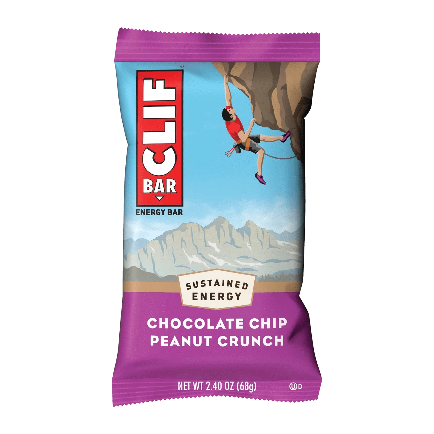 Clif Protein Bars Clif Bar Chocolate Chip Peanut Crunch 12x68g