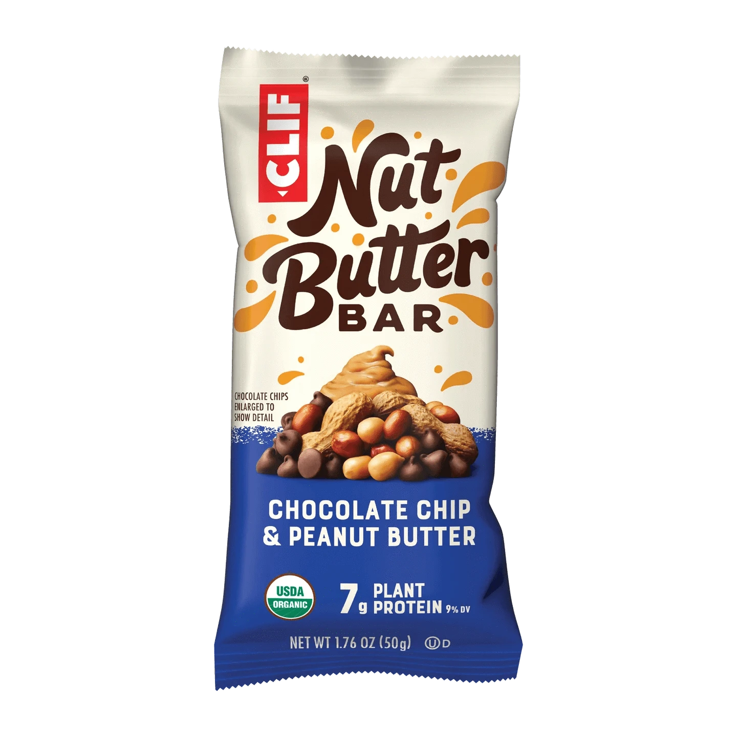 Clif Protein Bars Clif Bar Nut Butter Bar Chocolate Chip & Peanut Butter 5x50g