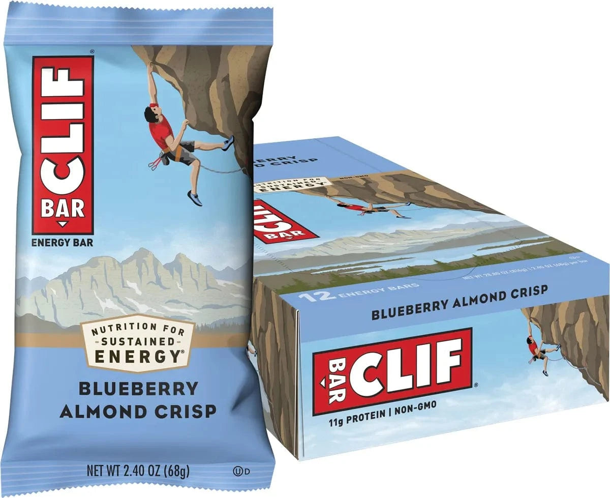 CLIF Snack Foods Clif Energy Bar Blueberry Almond Crisp 12x68g