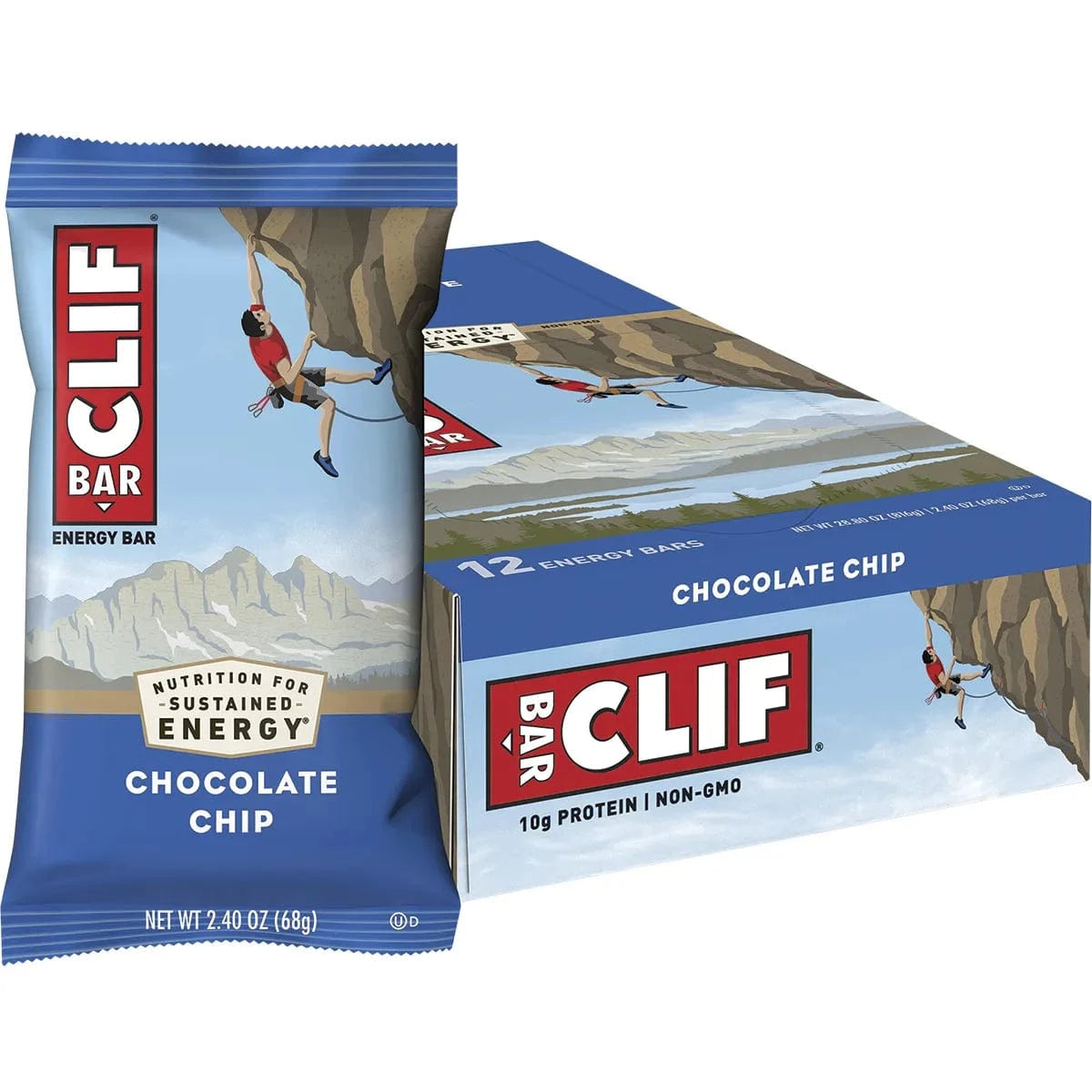 Clif Snack Foods Clif Energy Bar Chocolate Chip 12x68g