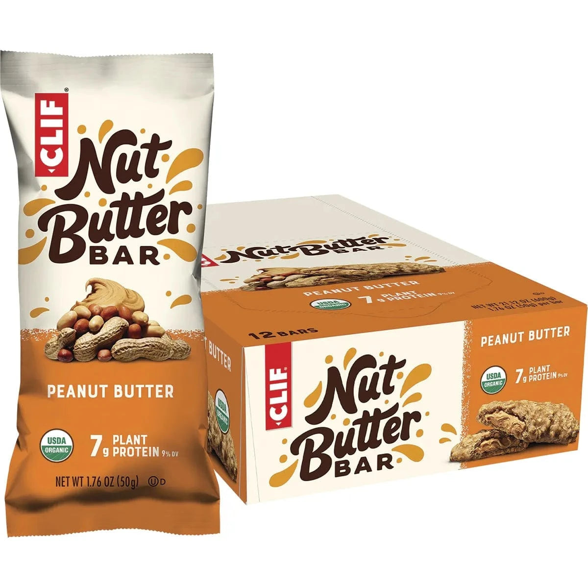 Clif Snack Foods Clif Nut Butter Filled Bar Peanut Butter 12X50G