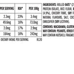 CLIF White Chocolate Macadamia Nut 68g nutrition and ingredients