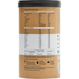 Amazonia Raw Protein Isolate Natural 500g nutrition panel