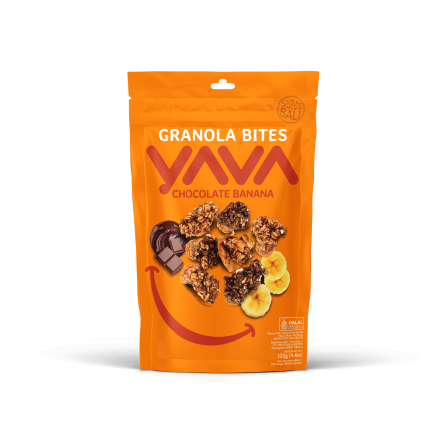 YAVA Granola Bites Chocolate Banana 125g