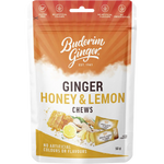 Buderim Ginger Ginger Honey & Lemon Chews 50g