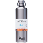 Cheeki Stainless Steel Bottle Insulated Silver 1L