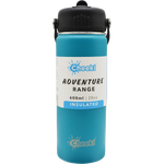 Cheeki Stainless Steel Bottle Adventure Insulated Aqua 600ml