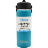 Cheeki Stainless Steel Bottle Adventure Insulated Aqua 600ml