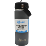 Cheeki Stainless Steel Bottle Adventure Insulated Slate 600ml