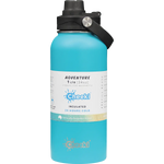 Cheeki Insulated Adventure Stainless Steel Bottle Aqua 1L