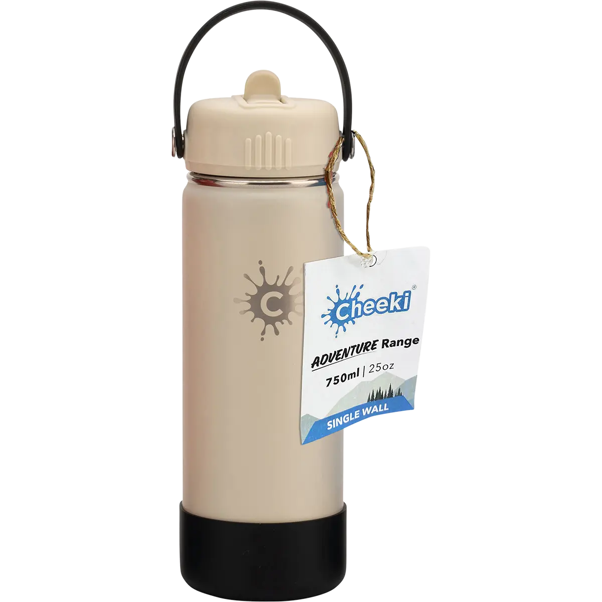 Cheeki Stainless Steel Bottle Adventure Sandstone 750ml